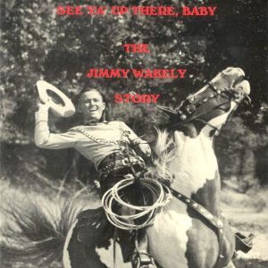 Book cover featuring white man in western wear on horseback holding hat