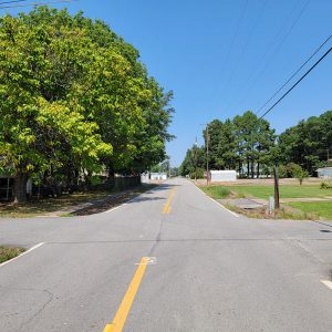 Small town street scene