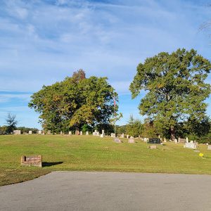 Cemetery with gravestones