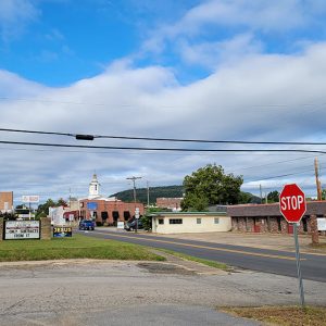 small town street scene