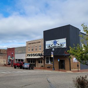 small town street scene