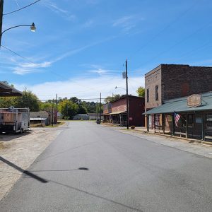 Small town street scene