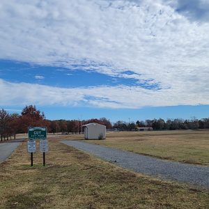 Small park with picnic facilities