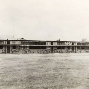 Single story brick school building