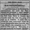 "The Petit Jean" newspaper clipping