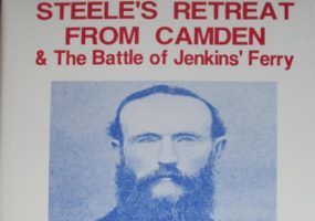 Book cover featuring a bearded white man in military garb