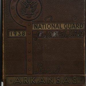 Book with a stamped brown cover