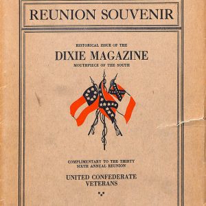 Magazine cover with three flags "Dixie Magazine"